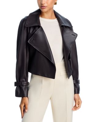 Hatti Leather Crop Jacket