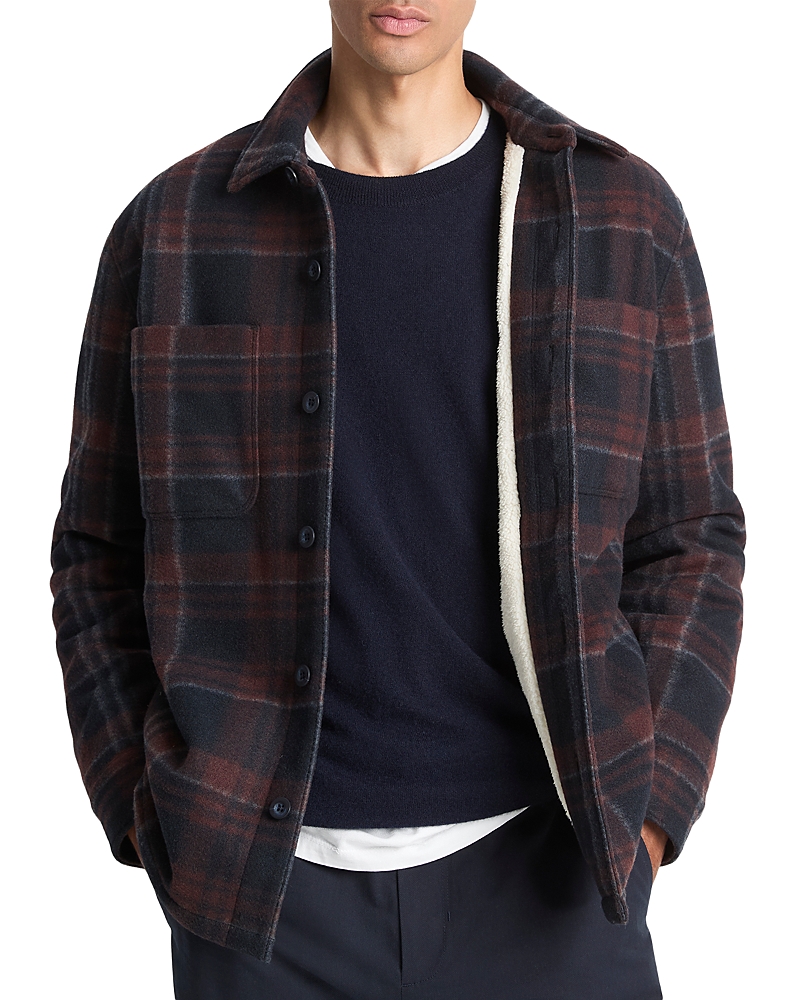 Vince Fleece Lined Shirt Jacket