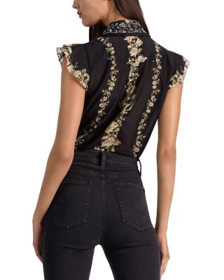 Martel Flutter Sleeve Top