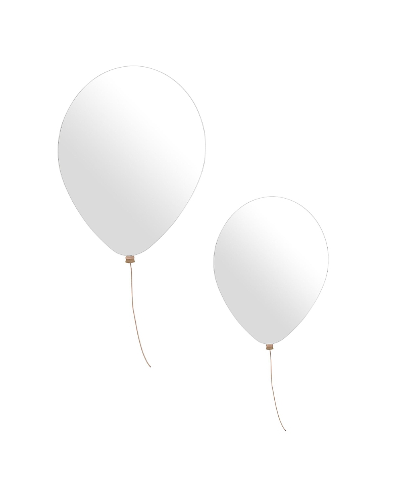 Eo Play Mirror Balloon Set Of 2 In White