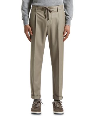 Relaxed Fit Wool Trousers