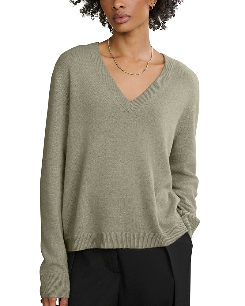 Jenni Kayne Flynn Cashmere Sweater In Green