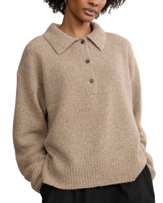 Burke Cashmere Polo Sweater