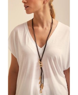  Golden Cord Layer Necklace