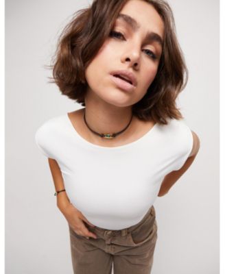  Green Crystal Leather Necklace