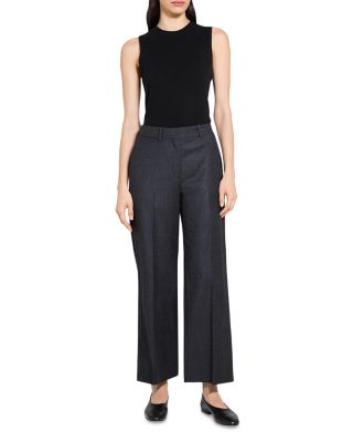 Classic Wool Wide Leg Pants