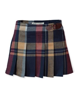 Girls&#39; Pleated Skirt with Buckle Detail - Baby, Little Kid, Big Kid