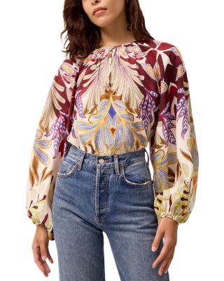Arabella Paisley Print Top