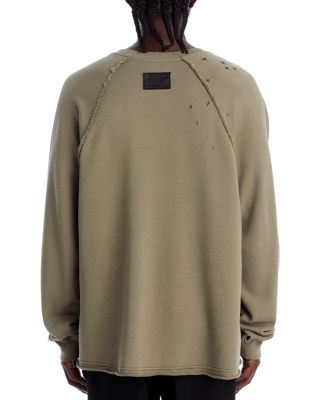 Distressed Crewneck Sweater