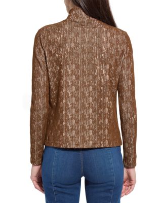 Carter Textured Turtleneck Top
