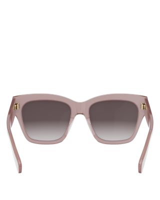 Triomphe Geometric Sunglasses, 55mm