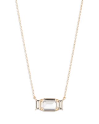 Stone Pendant Necklace, 16"-19" 