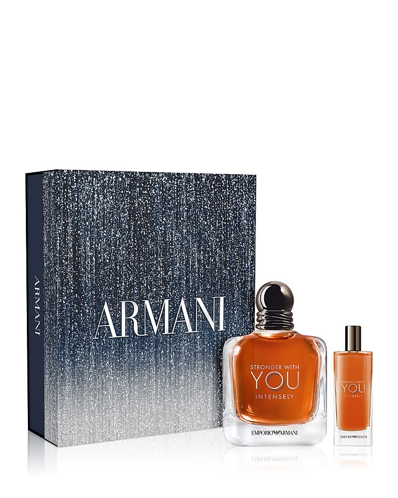 Armani Collezioni Armani Beauty Stronger With You Intensely Eau De Parfum Set In Multi