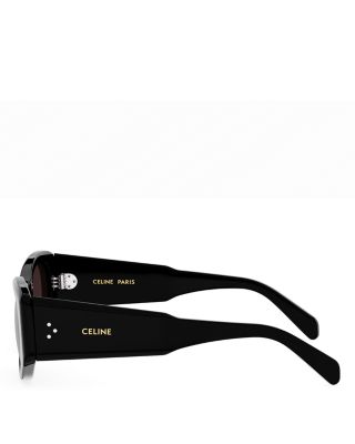 3 Dots Rectangle Sunglasses, 54mm