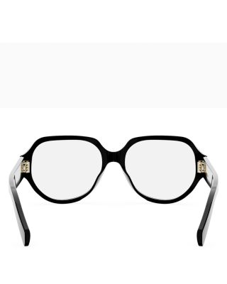 Triomphe Geometric Eyeglasses, 55mm