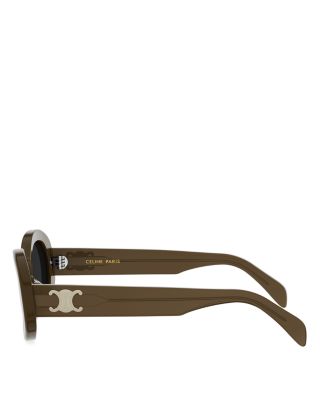 Triomphe Oval Sunglasses, 52mm