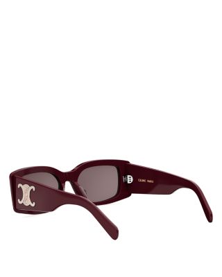 Maxi Triomphe Rectangle Sunglasses, 53mm