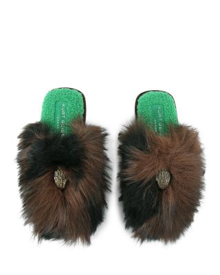 Women's Faux Fur Kensington Slippers