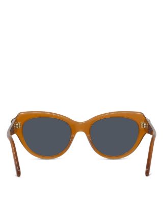 Slim Geometric Sunglasses, 53mm
