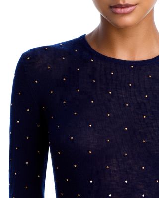 Wool Studded Maxi Dress