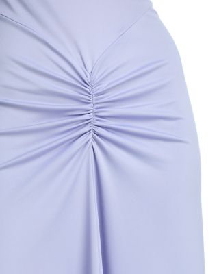 Gathered Waist Midi T-Shirt Dress