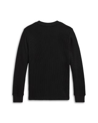 Boys' Waffle Knit Cotton Long Sleeve Tee - Big Kid, Little Kid