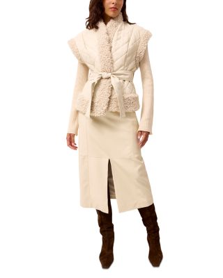 Beatrice Fleece Trim Vest