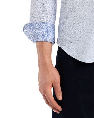 Asterik Knit Button Down Shirt