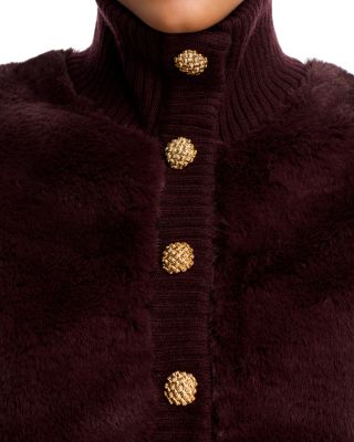 Logan Faux Fur Sweater Jacket