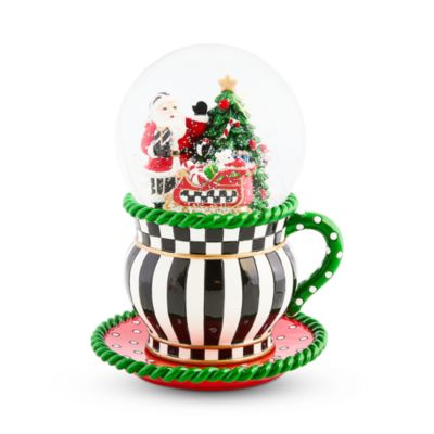 Check It Out Teacup Snow Globe