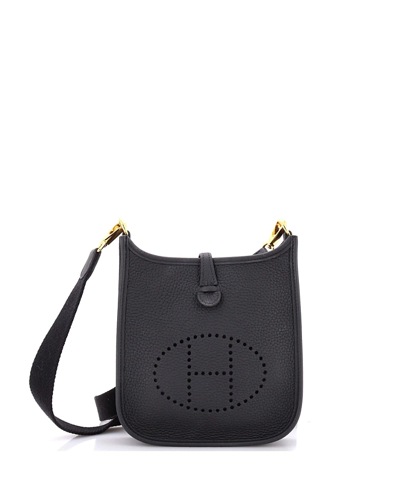 Pre-owned Pre-owned Hermes Hermes Tpm Evelyne Bag Gen Iii Clemence In Black