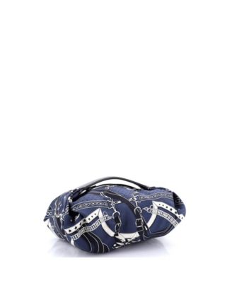   Balusoie Bag Printed Silk and Leather