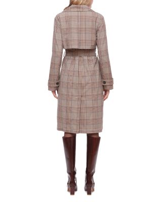 Plaid City Trench Coat