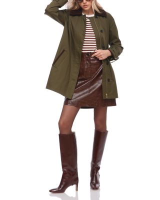 Contrast Collar Jacket