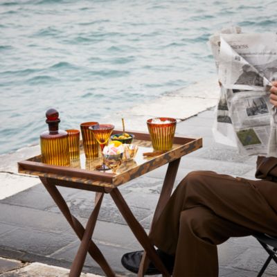 Prism Decanter, Amber