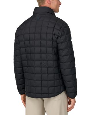 Bomber Jacket In Technical Fabric With Goose Down 