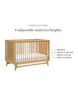 Peggy 3-in-1 Convertible Crib with Toddler Bed Conversion Kit