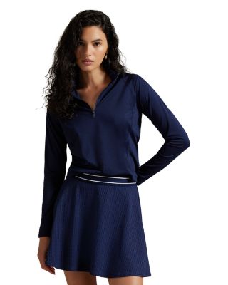 Stretch Jersey Quarter Zip Pullover