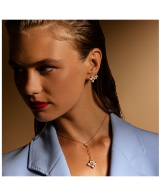 18K Rose Gold Venetian Princess Carnival Multi Gemstone & Diamond Lariat Necklace, 16-17"