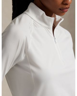 Stretch Jersey Quarter Zip Pullover