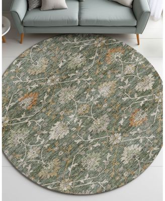 Dalyn Rug Company Silk Road SR1 Round Area Rug, 8'0"x8'0"