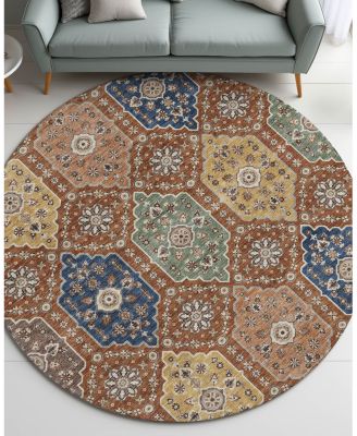 Dalyn Rug Company Silk Road SR7 Round Area Rug, 8'0"x8'0"