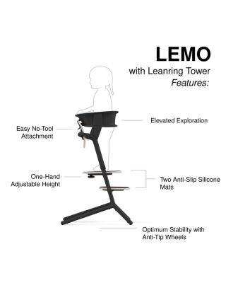 Lemo 3 in 1 High Chair & Learning Tower Set  