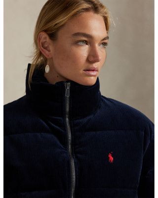 Quilted Corduroy Down Jacket