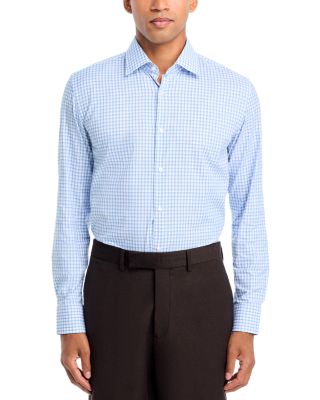 Performance Stretch Check Slim Fit Dress Shirt