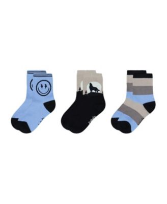 Boys' 3-Pack Knit Socks - Little Kid, Big Kid