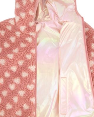 Girls' Reversible Mid-Season Sherpa Jacket - Big Kid