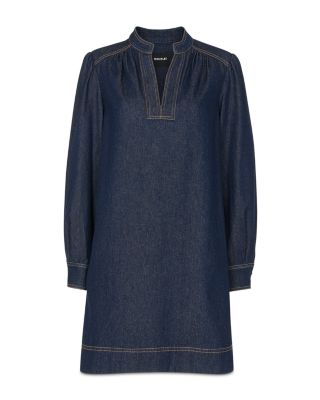 Denim Shift Mini Dress