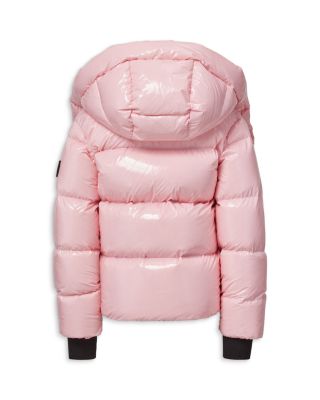 Girls' Elsa Hooded Down Coat - Big Kid