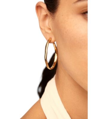  Sleek Open Hoop Earrings
